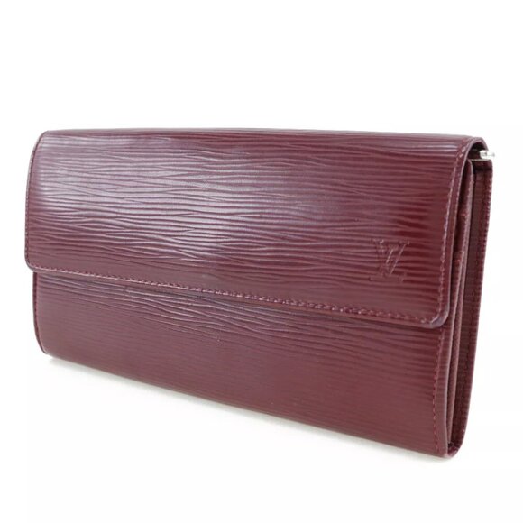 LOUIS VUITTON Portefeiulle Sarah purse M6374M Ruby Red Epi Leather Women - Picture 2 of 7